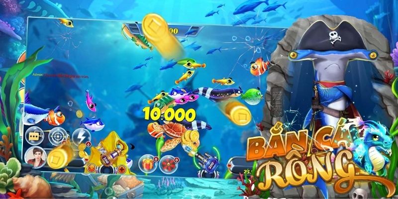 Ra đạn chính xác dễ thắng lớn trong game bắn cá rồng