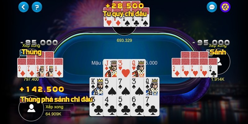 Trả lời 5 đôi thông có mậu binh không