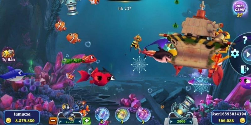 Vua hải tặc game bắn cá có cơ chế thưởng hấp dẫn